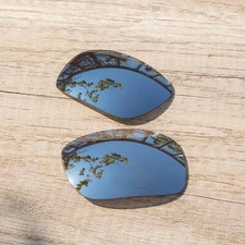 Walleva Titanium Mr.Shield Polarized Replacement Lenses for Oakley Shocktube