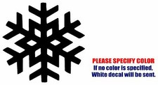 Snowflake Graphic Die Cut decal sticker Car Truck Boat Window Bumper Wall 6"