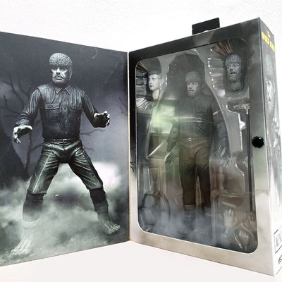 NECA The Wolf Man Black White 7'' Ultimate Monster Action Figure Movie Official