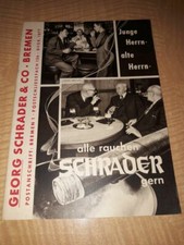 Werbung &ndash; Georg Schrader & Co, Bremen &ndash; Zigarren - Preisliste
