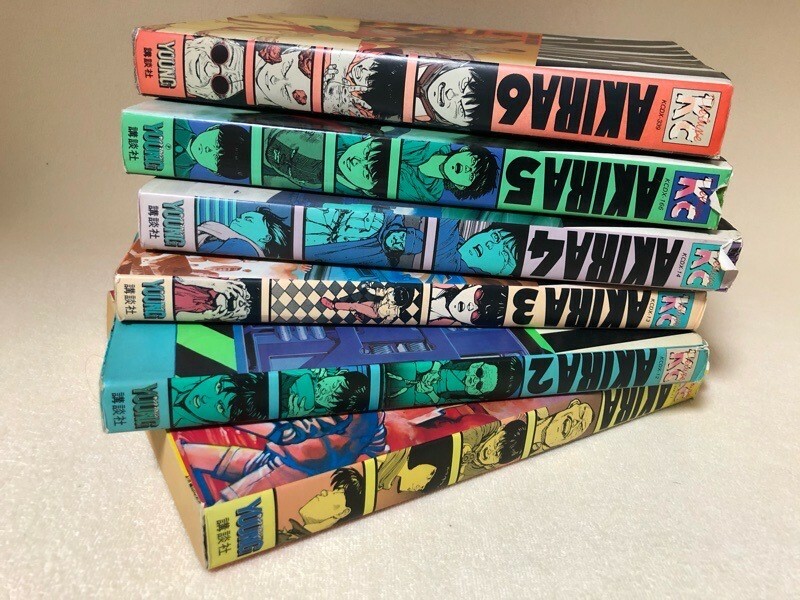 AKIRA vol.1-6 Manga Comics Complete Set Japanese ver 4.5 is the
