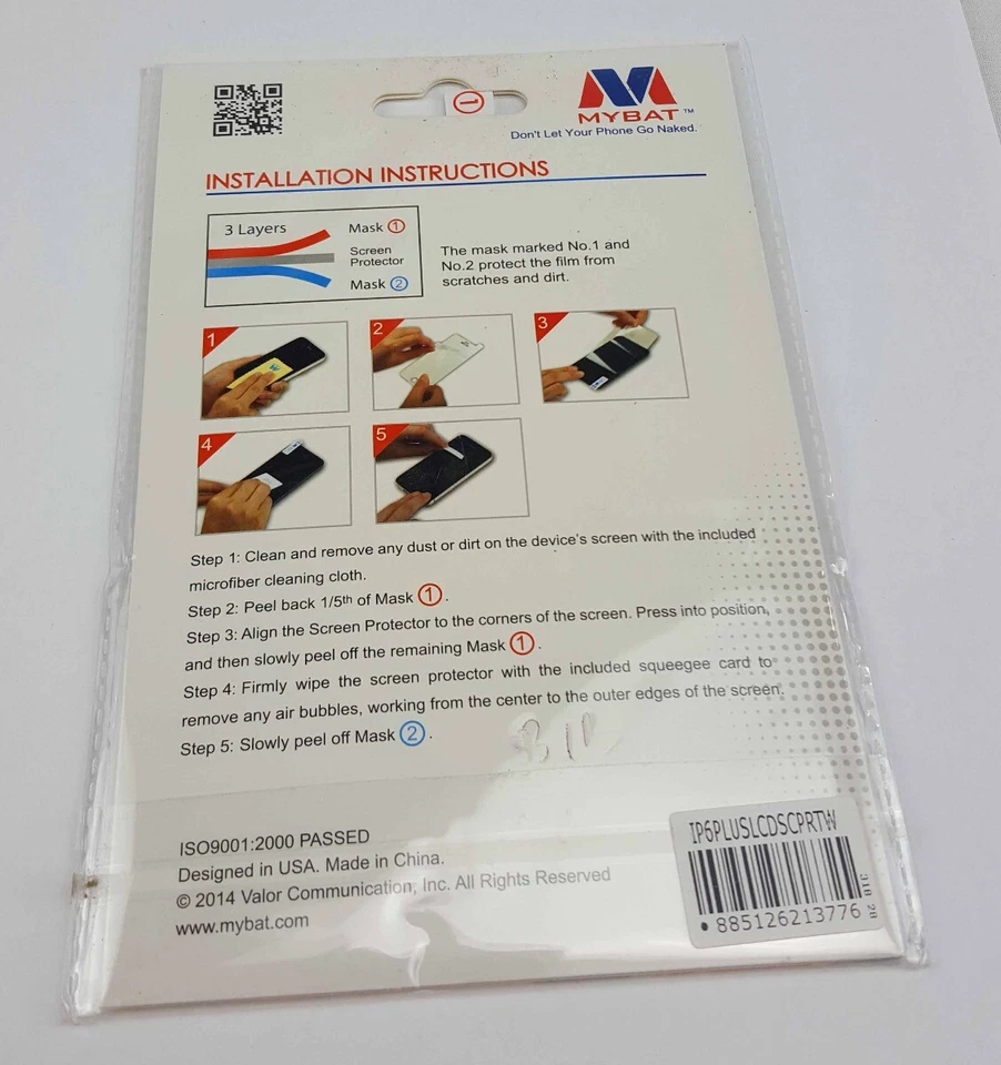 Apple IPhone 6 (5.5) MYBAT Screen Protector Twin Pack - Image 2 of 2