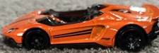 Hot Wheels Exotics Lamborghini Aventador J, Orange, Loose