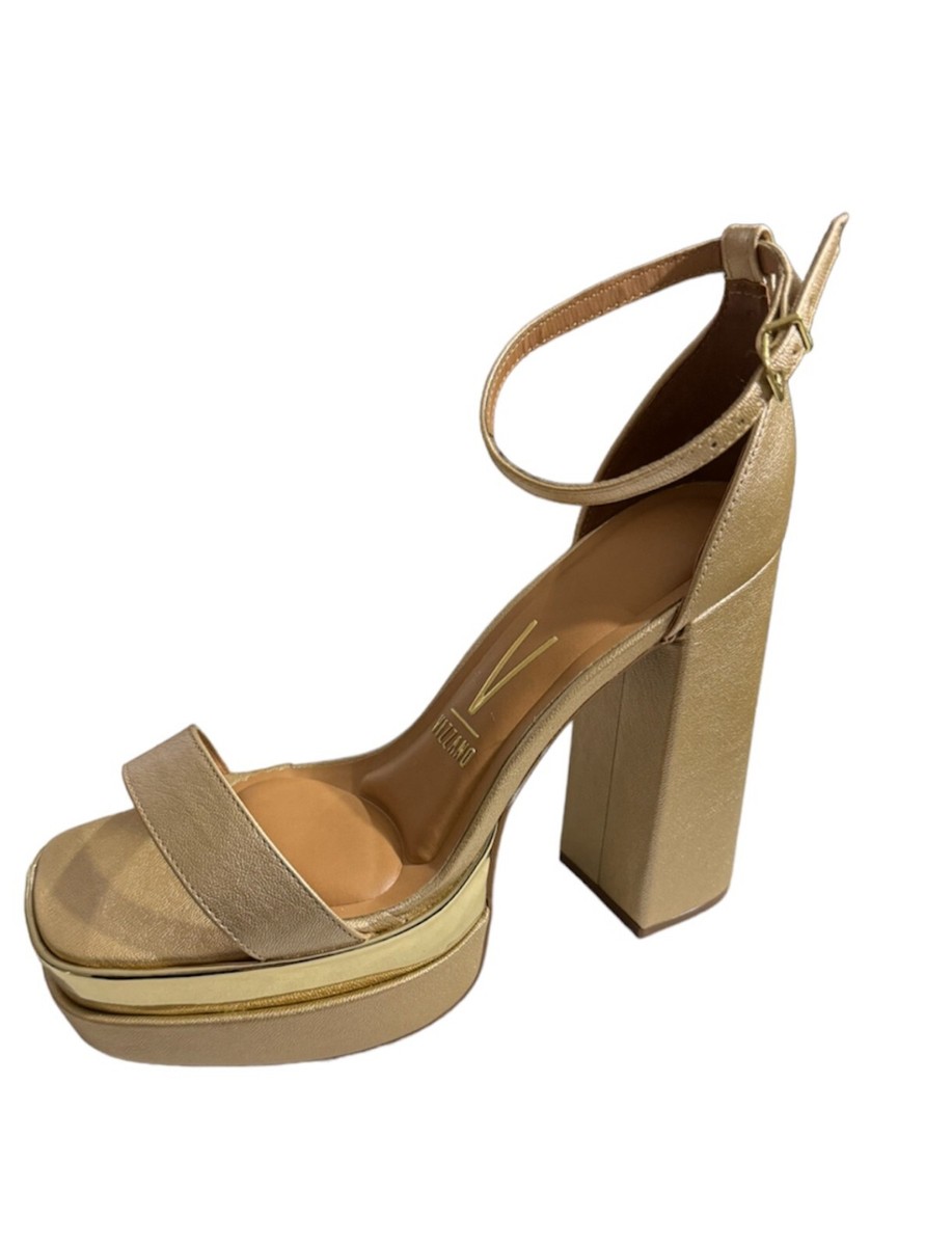 VIZZANO ブラジルブランド　プラットフォーム　ハイヒール　新品 Vizzano women platform high heels sandals, golden, goldrose