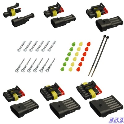 AMP Superseal Set 1-polig - 6-polig Steckverbinder Stecker 0,35-2,50mm², KFZ LKW