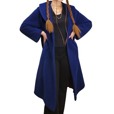 Vintage Custom-Made Blue Wool Worumbo Wool Peacoat