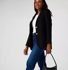 Helene Berman Easy Fit Blazer Black Size 10 Bnwt