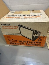 Vintage Premier Model 57, MULTI PURPOSE DARKROOM SAFELIGHT In Original Box