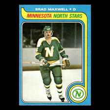 Brad Maxwell #231 1979 Topps Minnesota North Stars Hockey Card NHL EX