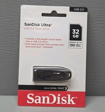 32GB SanDisk Ultra SDCZ48-032G-AW46 Flash Drive Thumb Drive Memory Stick