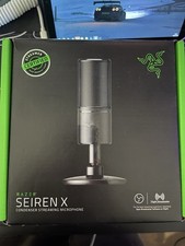 Razer Seiren X Condenser Streaming Microphone, Freestanding, Black