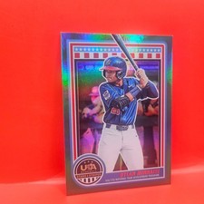 2025 PANINI STARS & STRIPES #188 DYLAN MINNATEE GREEN FOIL 16U/17U NATIONAL TEAM
