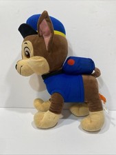 PAW PATROL Chase large 16" Tall Plush Nickelodeon Stuffed Animal w Outfit