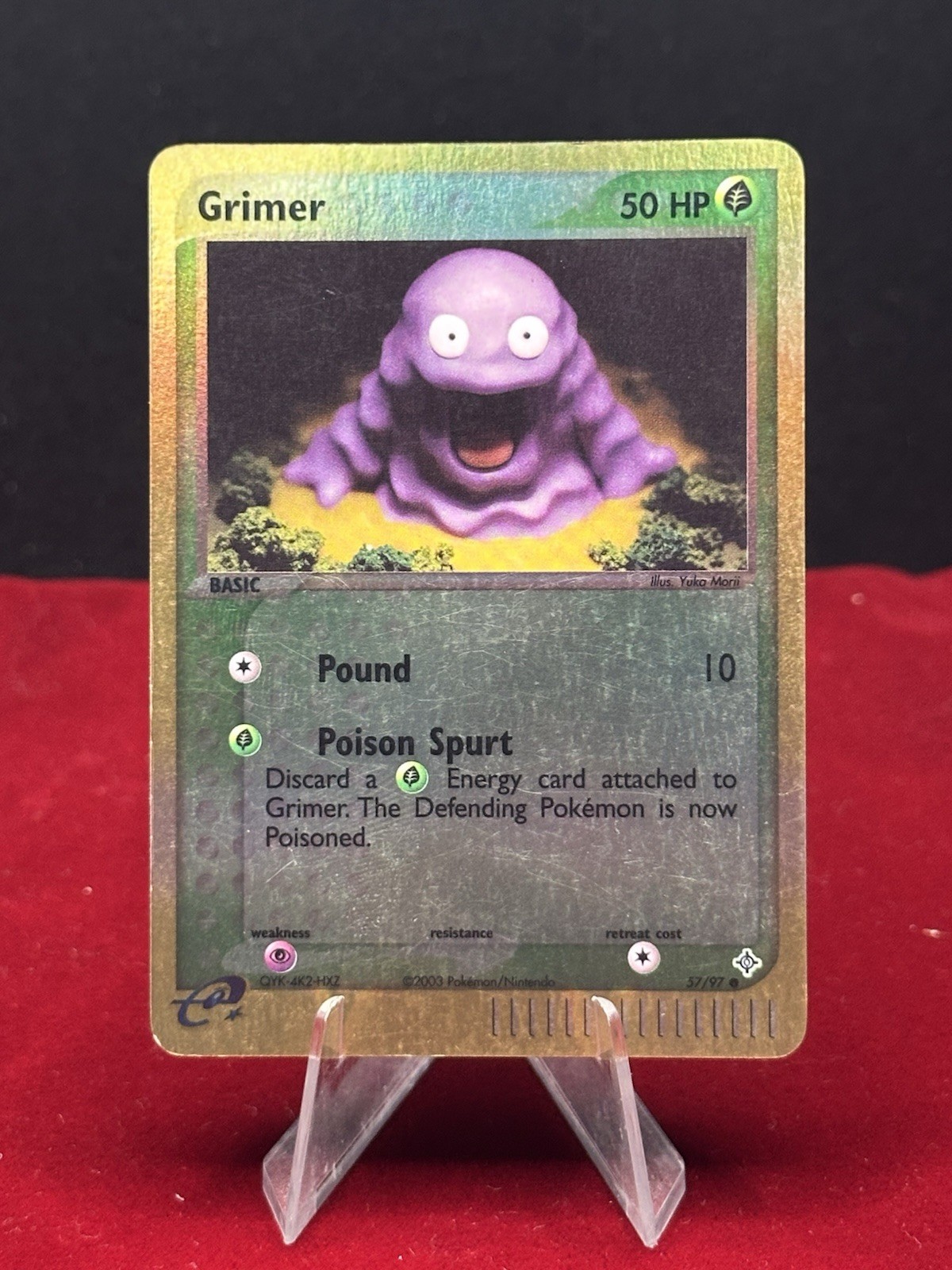 Grimer 57/97 EX Dragon Reverse Holo LP