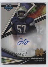 2022-23 Bowman U Best of 2022 Auto Refractor Jayson Ademilola #BA-JAA Auto 2y0