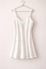 Intimate Affairs M Satin Floral Chemise Tank Nightgown Nighty Y2K Lingerie USA