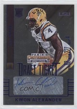 2015 Contenders Draft Picks College Ticket Red Foil Kwon Alexander Auto 0nr3