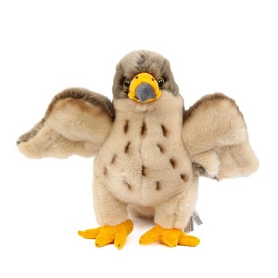 Kuscheltier Falke braun stehend 27 cm Plüschfalke