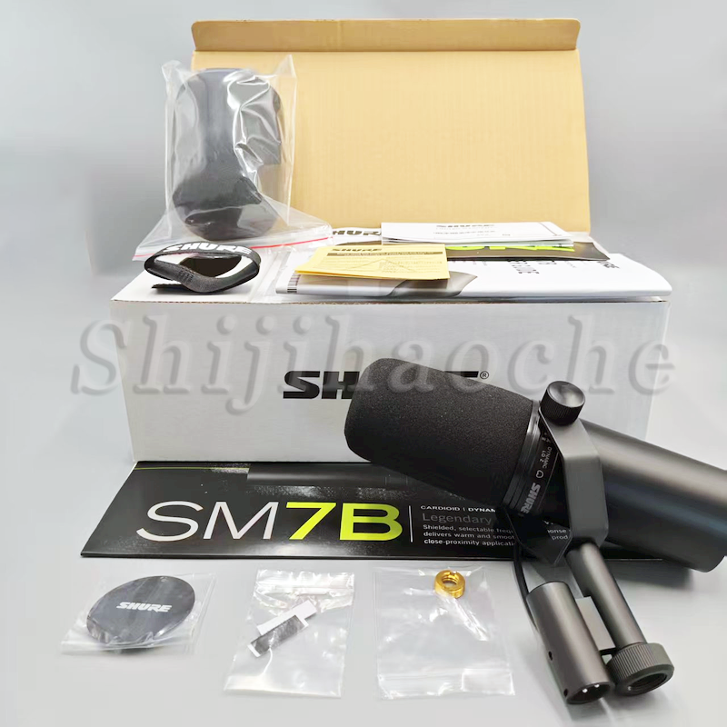 SM7B Cardioid Dynamic Vocal Broadcast Microphone Shure Sealed in box Black
