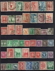 Collection of 47 Stamps used KGVI Animals Queen  Australia pre - decimal