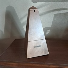 Vintage Seth Thomas Metronome Model E873 007 Walnut Wood Case Working