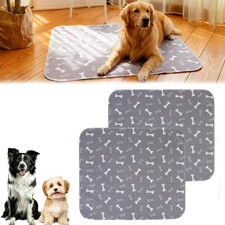 Washable Pee Pads for Dogs - 2 Pack Reusable Pee Pads  Waterproof Puppy Pads  Pet