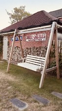 Sturdy Wooden Swing Bench