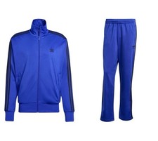 Adidas Originals Adicolor Mens Lucid Blue Firebird Track Suit Sz L JY1346/52 NEW