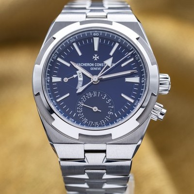 Vacheron Constantin Overseas Dual Time 7900V 41mm Blue Dial VC   Complete Set