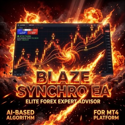 Blaze Synchro EA - Automatischer Forex Trading Roboter Expert Advisor MT4 MT5