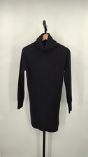 Quince Women Mongolian Cashmere Turtleneck Sweater Dress Black S