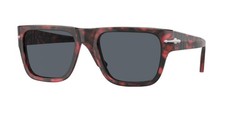 NEW Persol 3348S Sunglasses 1212R5 Red 100 AUTHENTIC