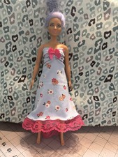 Dress For Barbie Curvy Plus Shoes