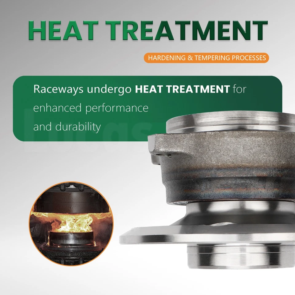 Par Lucas: 2 novos rolamentos de roda traseira para Mercedes-Benz E320 E350 E500 CLS400 - Imagem 3 de 4