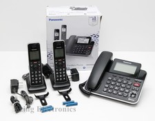 Panasonic KX-TGF882B 2-in-1 Corded / Cordless Phone - Black