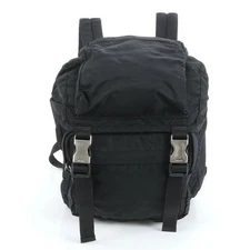 Prada Tessuto Nylon Black Shoulder Bag Vintage Authentic