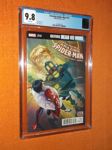 AMAZING SPIDER-MAN #18 (Vol. 4) CGC 9.8 {Living Brain & Otto Octavius apps.}