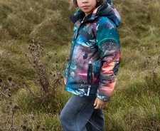 Molo Castor Jacket Space Journey Print Size 3T