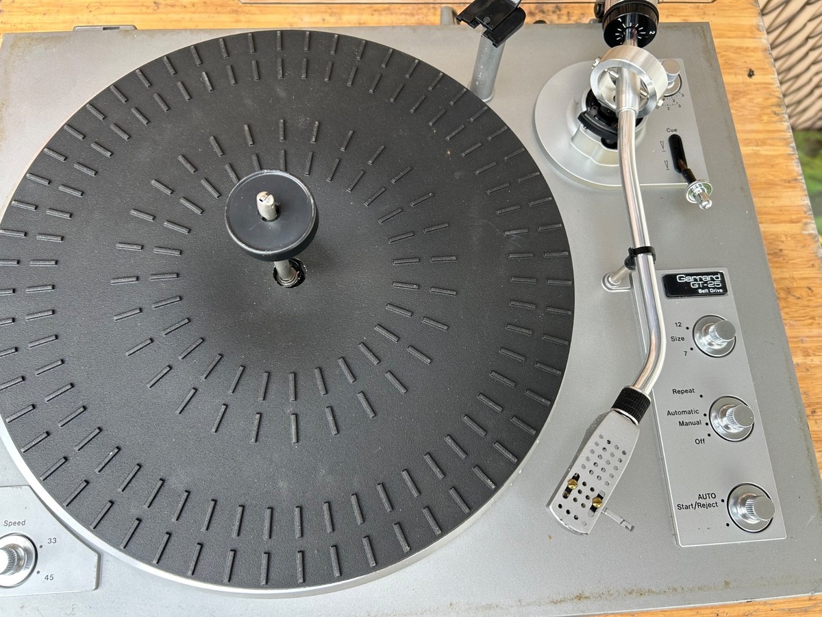 Vintage GARRARD GT-25P Turntable. Belt Drive ENGLAND -New in Box