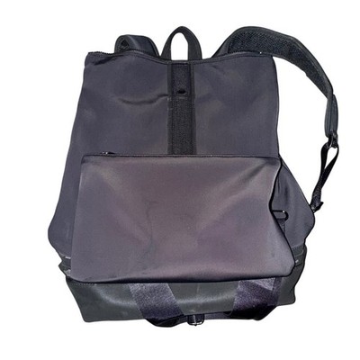 Caraa x Athleta Backpack Black Neoprene Laptop Travel Bag Removable Pouch‎ Athleta x Caraa Convertible Backpack Black Neoprene Gym  main image 4