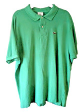 Lacoste Short Sleeve Polo Shirt Size 8 2 XL  Green 100 Cotton