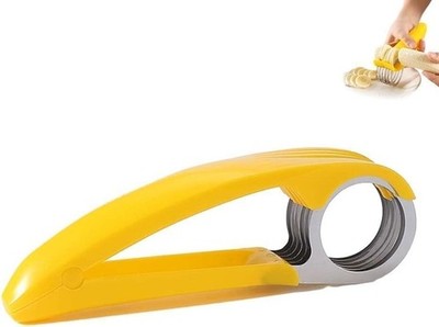 Weicoca Manual Food Slicer Yellow Portable Fruit Vegetable Cutter Mandoline