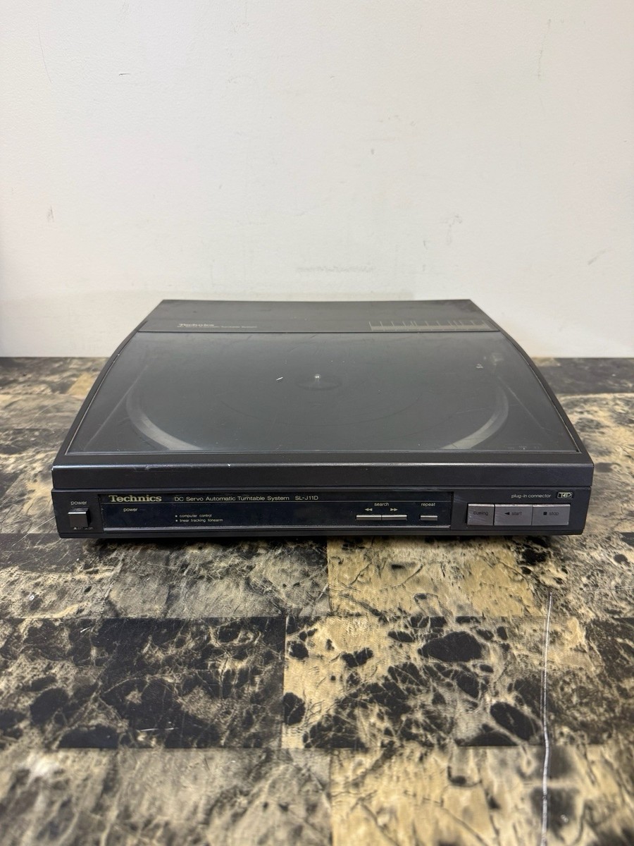 TECHNICS SL-J11D Belt Drive Linear Track Turntable Vtg 1985