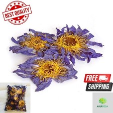 Dried BLUE LOTUS Nymphaea Caerulea 100 Organic Herbal Hand Picked Pure Flowers