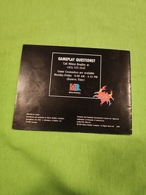 Abadox Deadly Inner War NES Nintendo Instruction Manual Only Nice Shape 