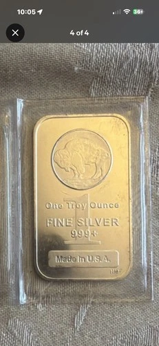 HM 1 Oz Silver .999 Pure Silver BUFFALO Bars Lot Of 8. $20 Under Spot First Bid