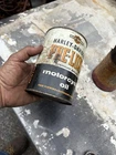 Vintage Harley Davidson Pre-Luxe Motorcycle Oil Can 1 Quart Tin Empty Sign Decor