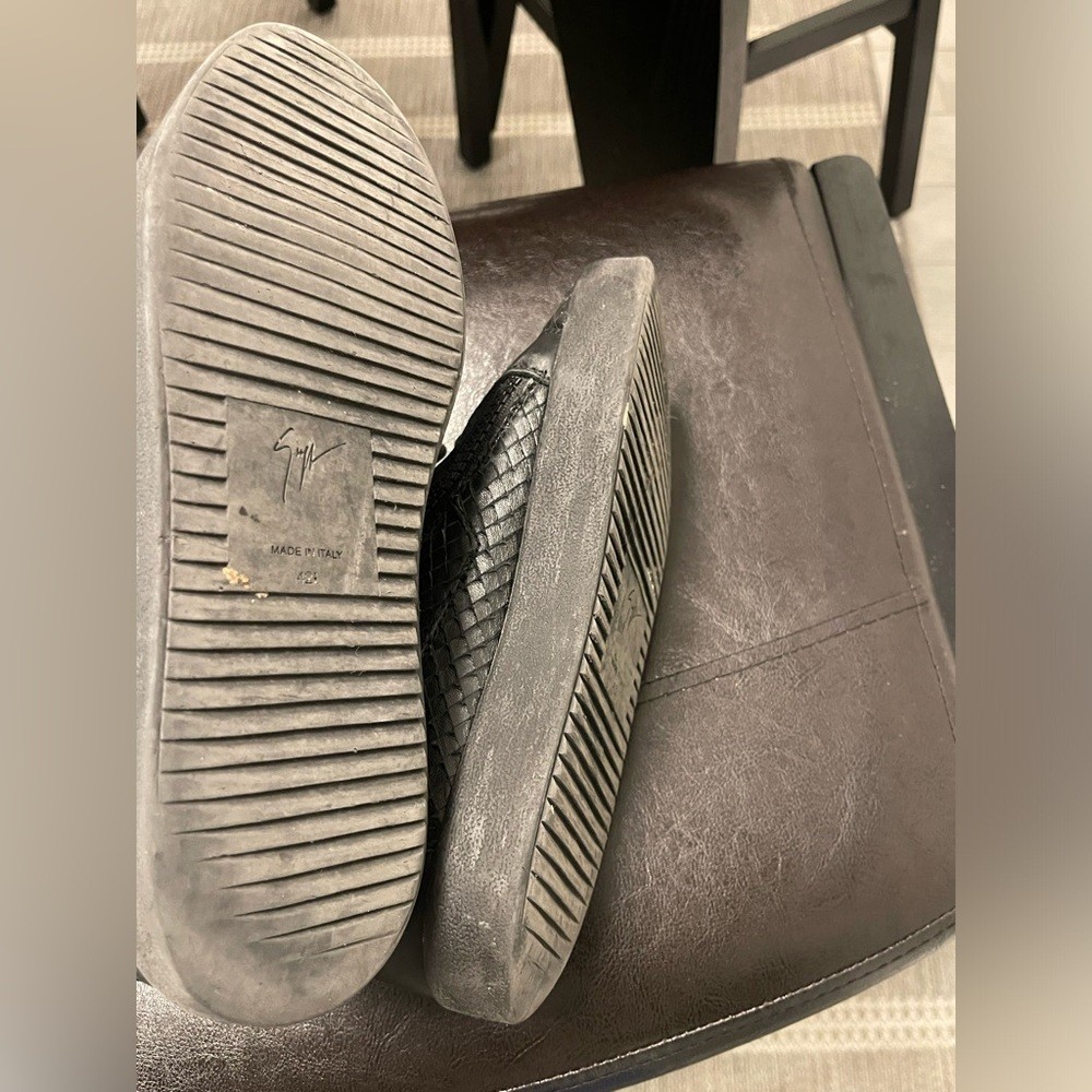 Authentic Giuseppe Zanotti python embossed leathe… - image 5