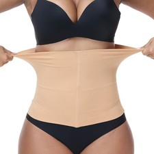 Women's Postpartum Waist Trainer Belt Body Shaper Tummy Control Belly Band Wrap