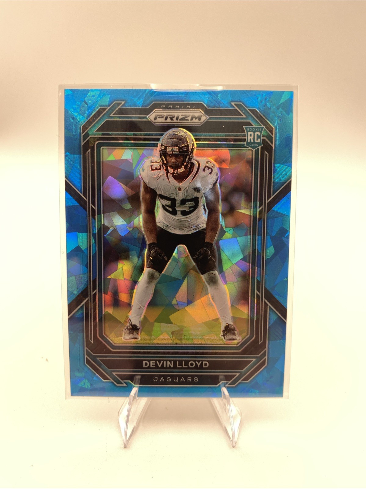 Devin Lloyd Panini Prizm #376 Blue Ice